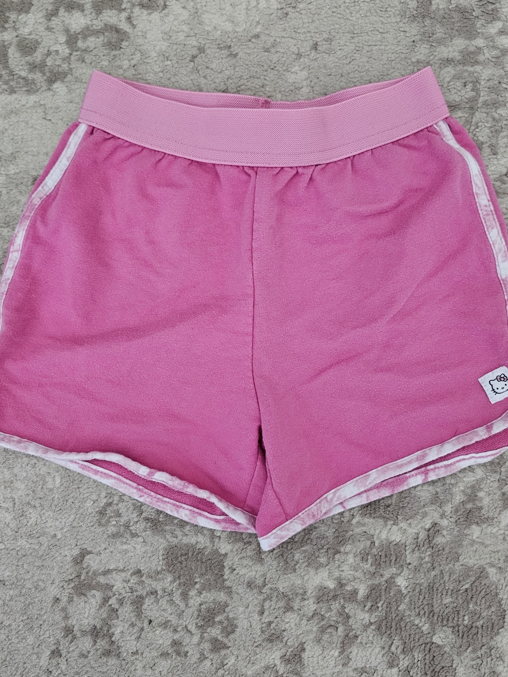 Hello Kitty Women's Pink Casual Cotton Shorts